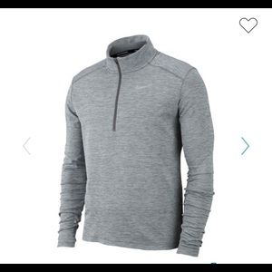 Grey Nike Dri-Fit Quarter Zip